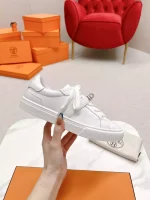 Hermes Women’s Day Sneakers in White Leather – HM065