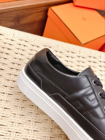 Hermes Women’s Deep Sneakers in Black Leather – HM063