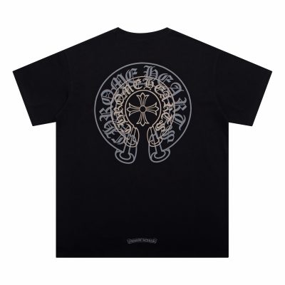 CHROME HEARTS BLACK WHITE T-SHIRT-14