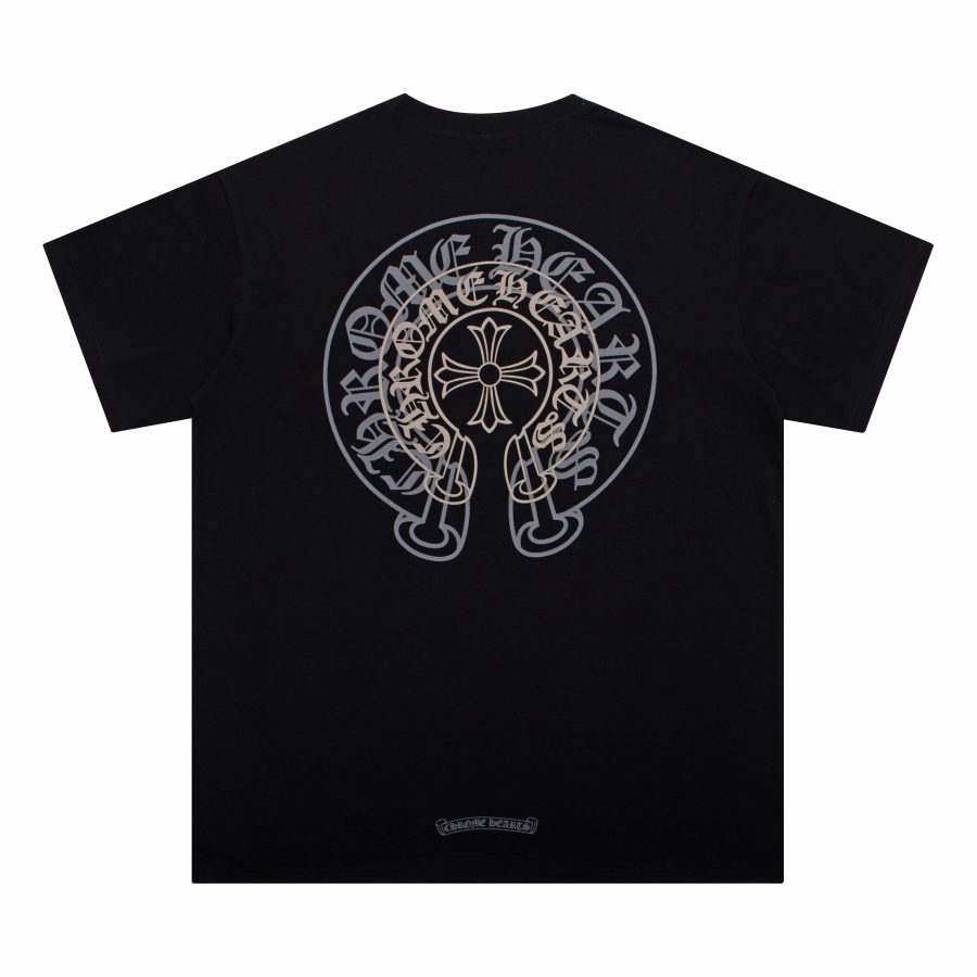 CHROME HEARTS BLACK WHITE T-SHIRT-14