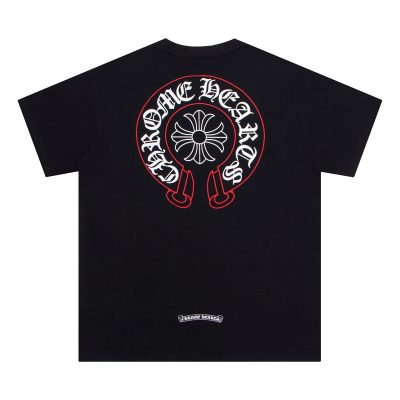 CHROME HEARTS BLACK WHITE T-SHIRT-12