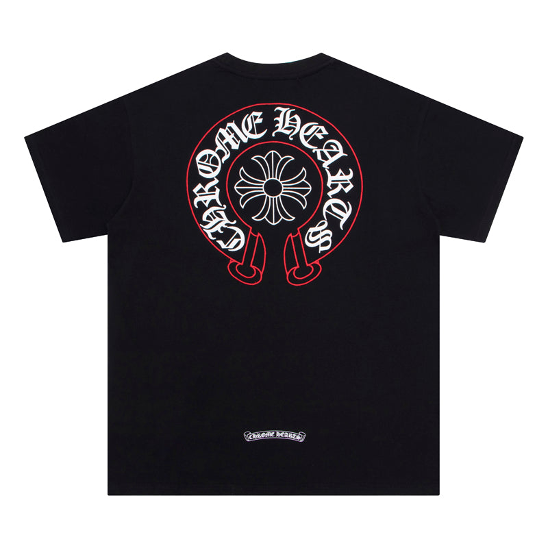 CHROME HEARTS BLACK WHITE T-SHIRT-12