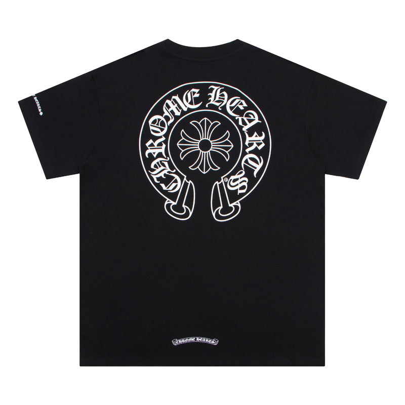 CHROME HEARTS BLACK WHITE T-SHIRT-10