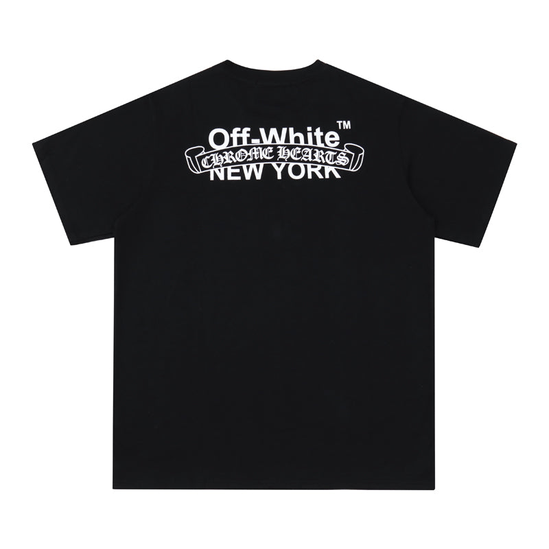 CHROME HEARTS BLACK WHITE T-SHIRT-15