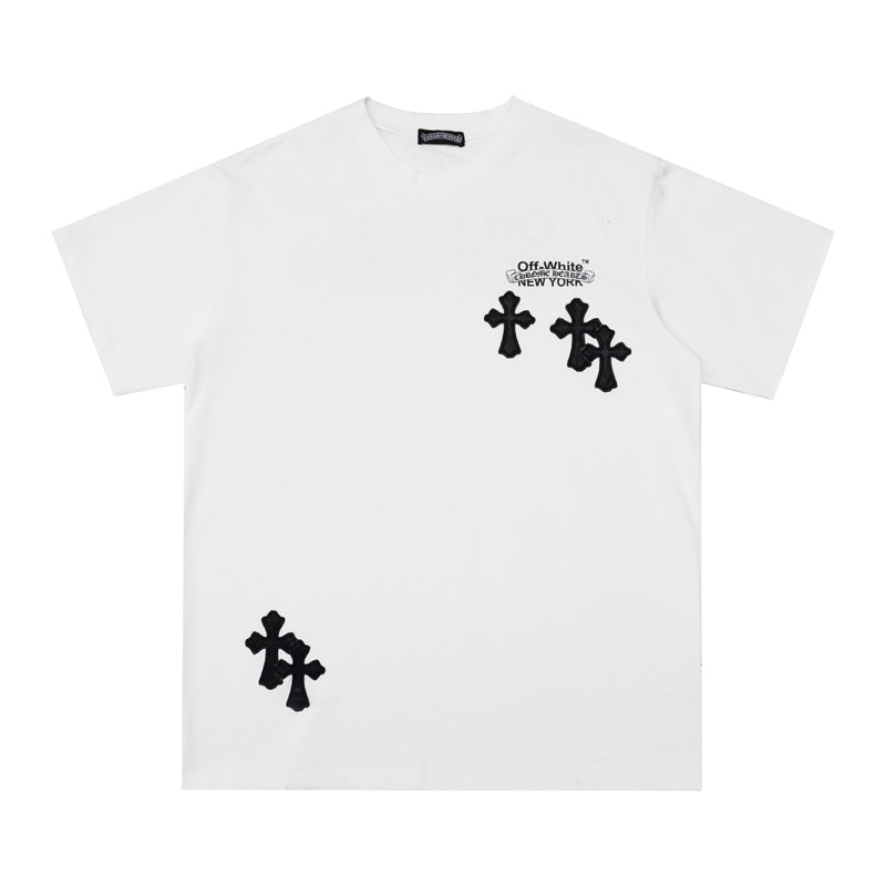 CHROME HEARTS BLACK WHITE T-SHIRT-15