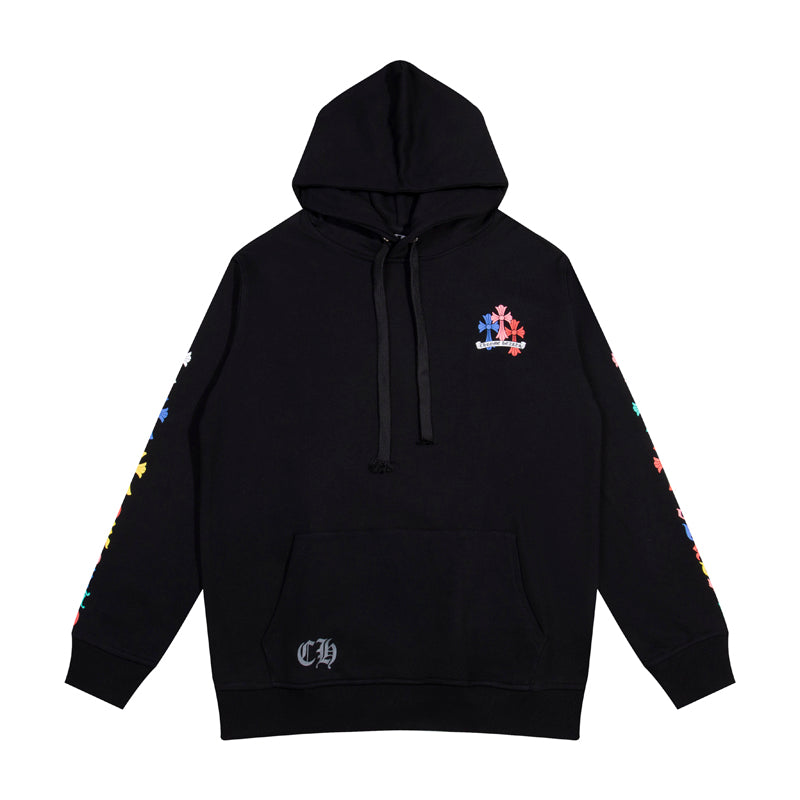 CHROME HEARTS BLACK WHITE  HOODIE k-71