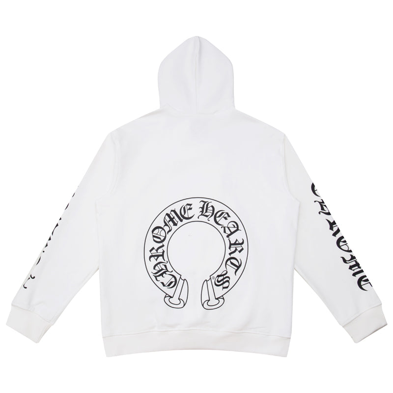 CHROME HEARTS BLACK WHITE HOODIE k-5
