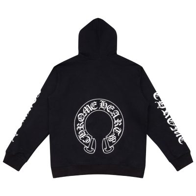 CHROME HEARTS BLACK WHITE HOODIE k-5