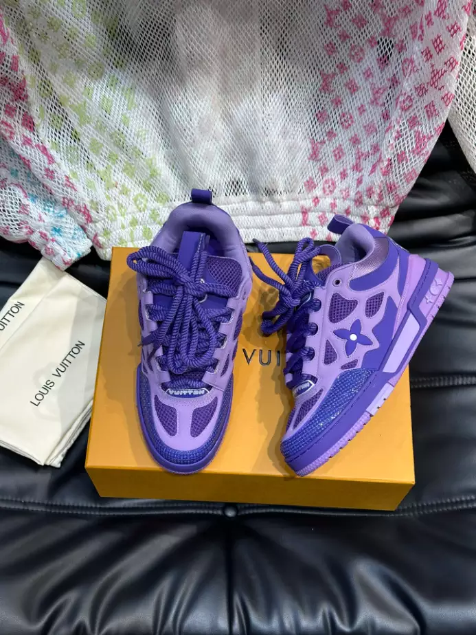 LV SKATE SNEAKERS IN PURPLE – LVS224