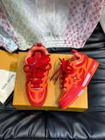 LV SKATE SNEAKERS IN RED – LVS225