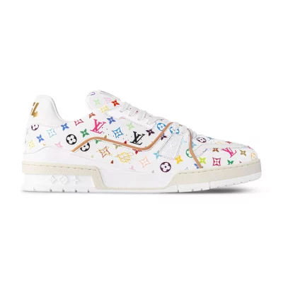 LV x TM LV TRAINER SNEAKER IN WHITE – LVS221