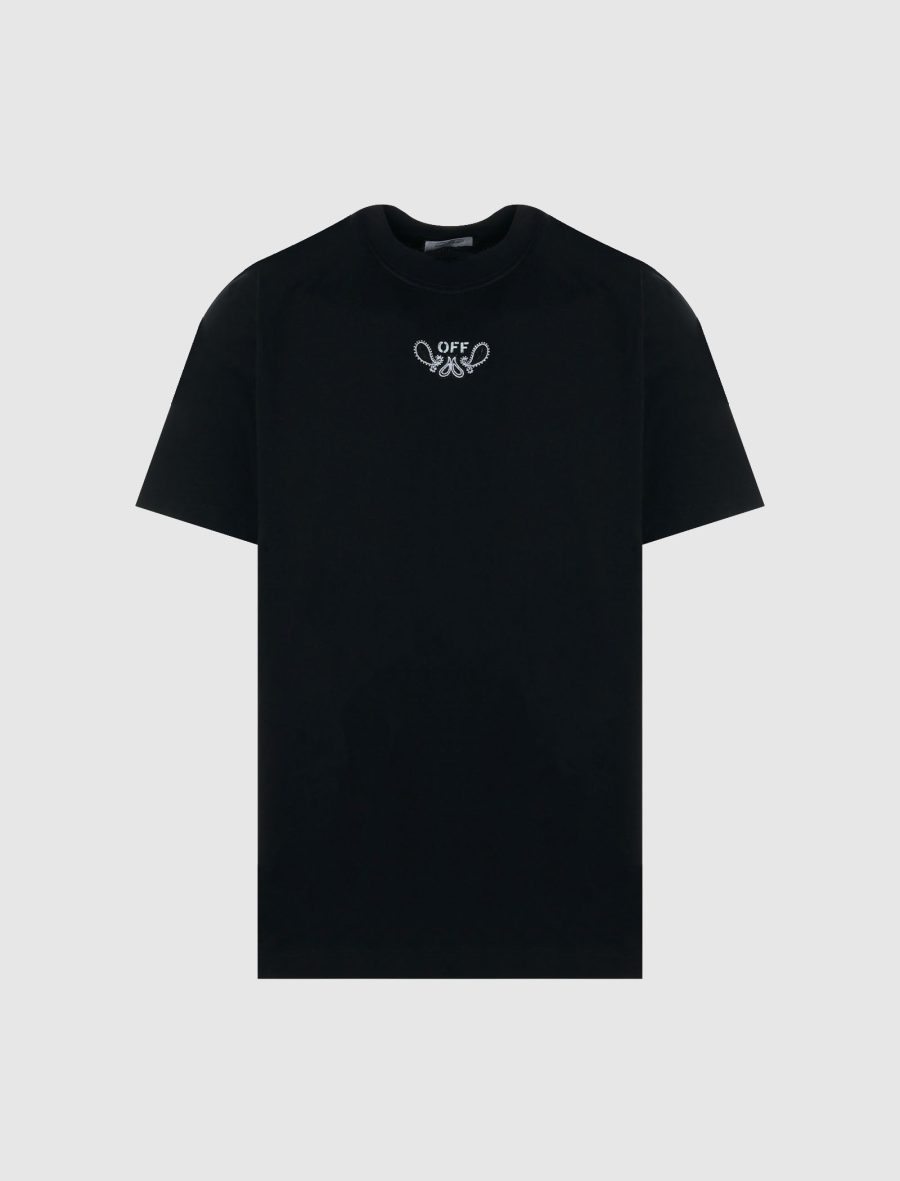 OFF-WHITE BANDANA SLIM SHORT SLEEVE TEE
