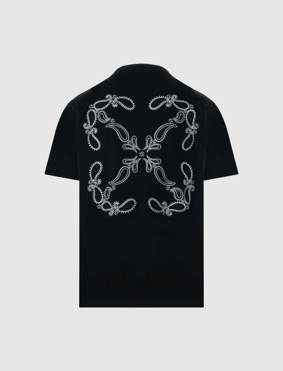 OFF-WHITE BANDANA SLIM SHORT SLEEVE TEE