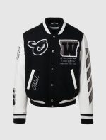 OFF-WHITE VARSITY JACKET