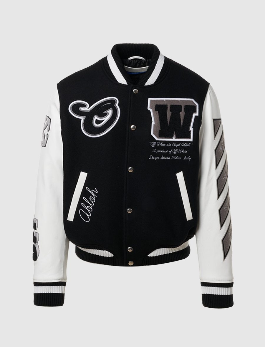 OFF-WHITE VARSITY JACKET