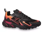 RUNNER TATIC SNEAKERS IN BLACK AND ORANGE – LVS237