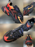 RUNNER TATIC SNEAKERS IN BLACK AND ORANGE – LVS237