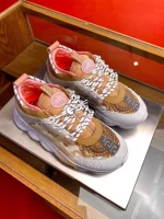 VERSACE WOMEN’S MULTICOLOUR CHAIN REACTION SNEAKERS WITH BAROQUE PRINT – VSS024