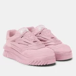 VERSACE WOMEN’S ODISSEA SNEAKERS IN PINK LEATHER – VSS018