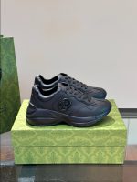 Gucci Rhyton Black Leather Sneaker – GCC172