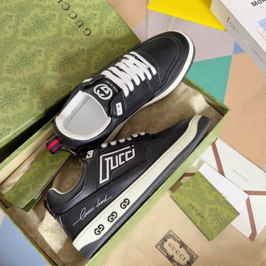 Gucci Basket Black White Sneakers – GCC220