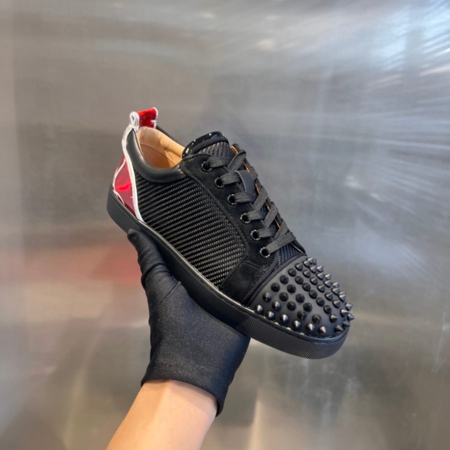 Christian Louboutin Version Black Red Sneaker – CLS037