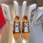 Christian Louboutin Bottom Rivet Leopard Sneaker – CLS039