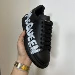 ALEXANDER MCQUEEN GRAFFITI OVERSIZED SNEAKER IN BLACK – ALD021