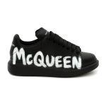 ALEXANDER MCQUEEN GRAFFITI OVERSIZED SNEAKER IN BLACK – ALD021