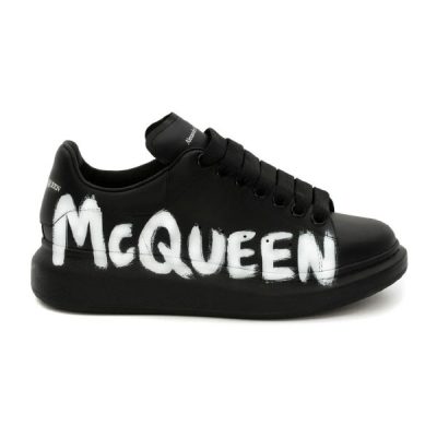 ALEXANDER MCQUEEN GRAFFITI OVERSIZED SNEAKER IN BLACK – ALD021