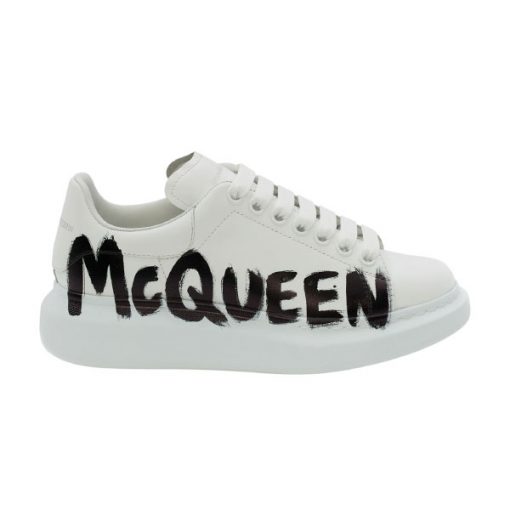 ALEXANDER MCQUEEN GRAFFITI OVERSIZED SNEAKER IN WHITE – ALD020