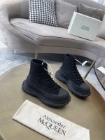 ALEXANDER MCQUEEN GRAFFITI TREAD SLICK HIGH-TOP SNEAKERS – ALD034