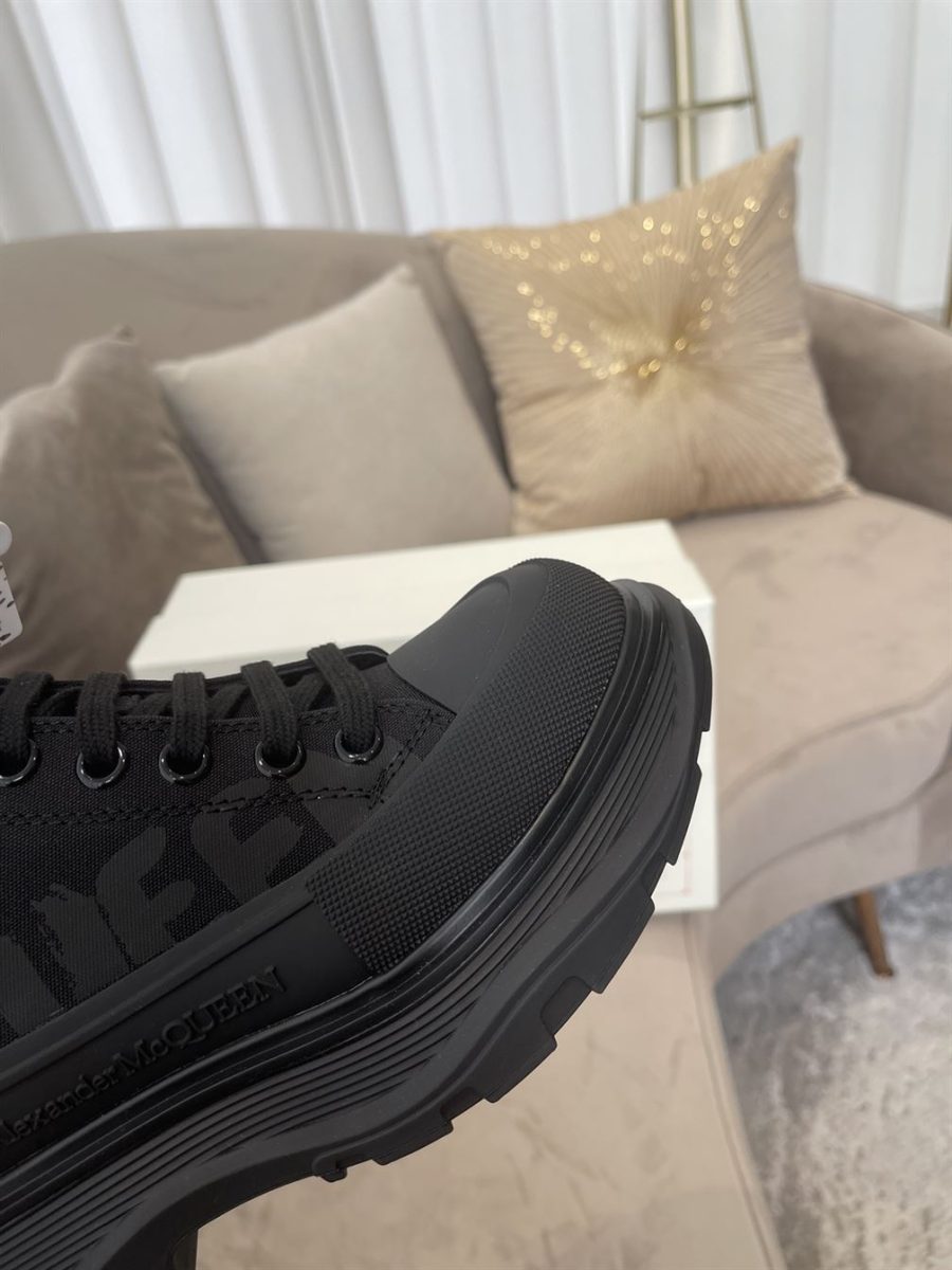 ALEXANDER MCQUEEN GRAFFITI TREAD SLICK HIGH-TOP SNEAKERS – ALD034