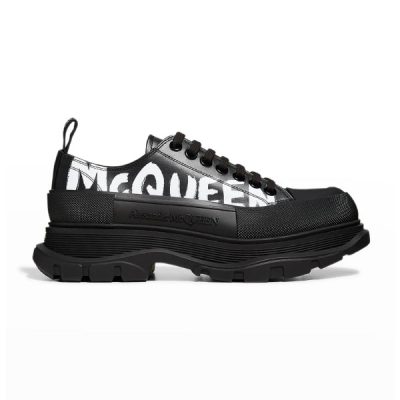 ALEXANDER MCQUEEN GRAFFITI TREAD SLICK LOW-TOP SNEAKERS – ALD028