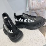 ALEXANDER MCQUEEN GRAFFITI TREAD SLICK LOW-TOP SNEAKERS – ALD028
