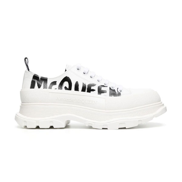 ALEXANDER MCQUEEN GRAFFITI TREAD SLICK LOW-TOP SNEAKERS – ALD033