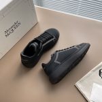 ALEXANDER MCQUEEN OVERSIZED LEATHER SNEAKERS – ALD018