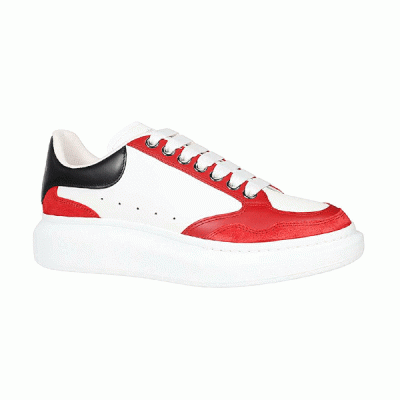 ALEXANDER MCQUEEN OVERSIZED SNEAKER IN BLACK/WHITE/RED – ALD037