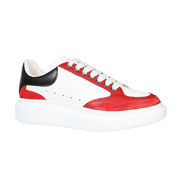 ALEXANDER MCQUEEN OVERSIZED SNEAKER IN BLACK/WHITE/RED – ALD037