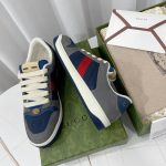 Gucci Screener Grey Suede Sneakers – GCC206