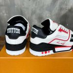 Louis Vuitton Trainer White Red Low Sneaker – LVS205