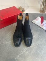 Christian Louboutin Black Ankle Boots Sneaker – CLS058