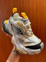 BALENCIAGA CARGO SNEAKER IN GREY BLACK AND YELLOW – BLA076