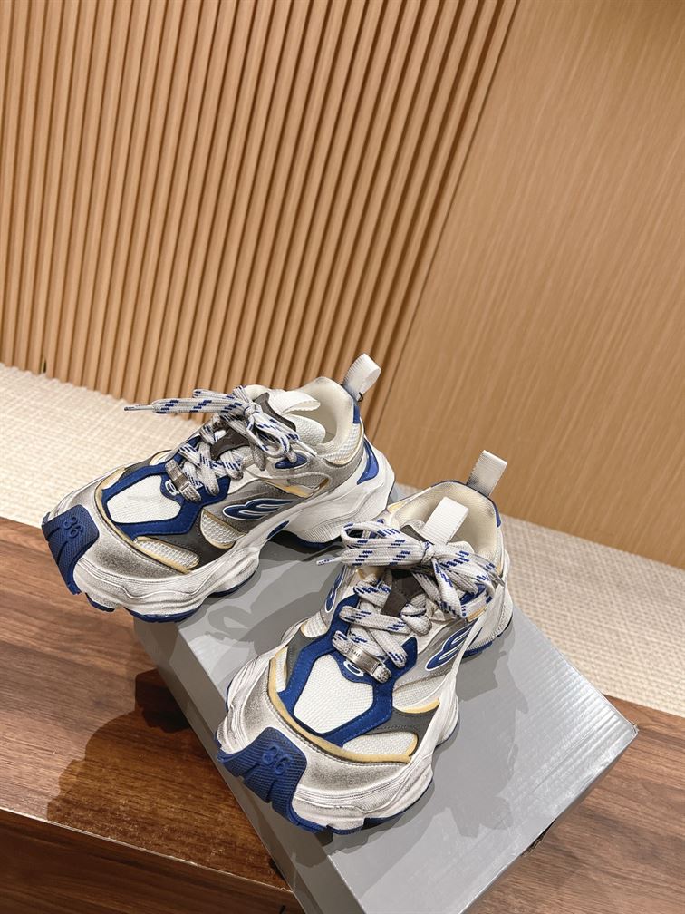 BALENCIAGA CARGO SNEAKER WHITE BLUE – BLA095