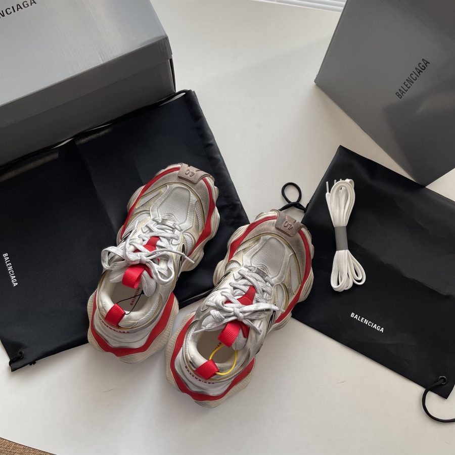 BALENCIAGA CARGO SNEAKER WHITE RED – BLA092