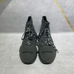 BALENCIAGA MEN’S SPEED 2.0 LACE-UP RECYCLED KNIT SNEAKER IN GREEN – BLA034