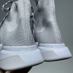 BALENCIAGA MEN’S SPEED 2.0 LACE-UP RECYCLED KNIT SNEAKER IN GREY – BLA035