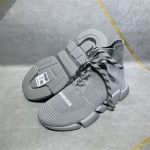 BALENCIAGA MEN’S SPEED 2.0 LACE-UP RECYCLED KNIT SNEAKER IN GREY – BLA035