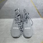 BALENCIAGA MEN’S SPEED 2.0 LACE-UP RECYCLED KNIT SNEAKER IN GREY – BLA035