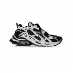 BALENCIAGA RUNNER SNEAKERS IN BLACK AND WHITE MESH AND NYLON – BLA008